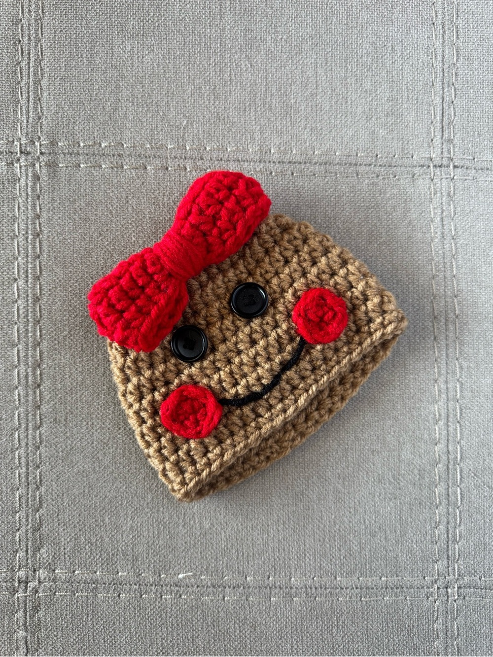Gingerbread Newborn Hat